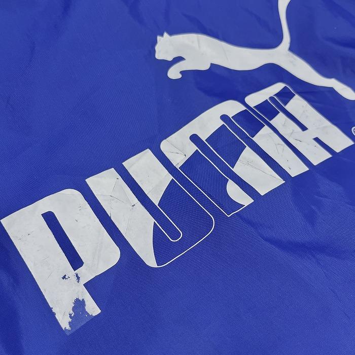 PUMA プーマ 薄手 ジャケット 裏地無し 両面プリント フルジップ