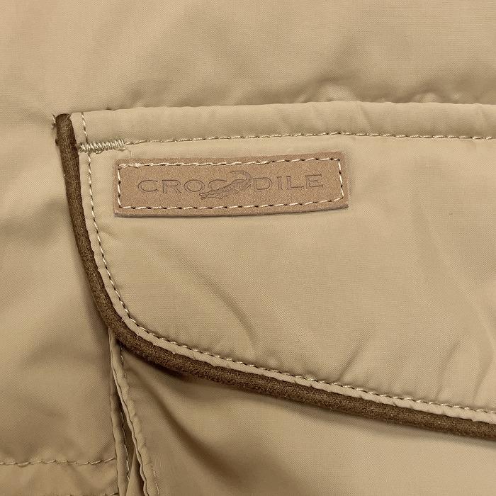 クロコダイル Crocodile ダウンジャケット フード脱着可 長袖 ボタン×ジップ留め ポリ100%(ダウン90%+フェザー10%) M ベージュ メンズ |  | 05