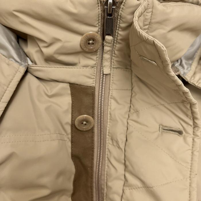 クロコダイル Crocodile ダウンジャケット フード脱着可 長袖 ボタン×ジップ留め ポリ100%(ダウン90%+フェザー10%) M ベージュ メンズ |  | 06