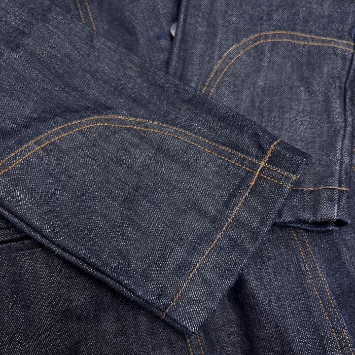 リーバイス レッドタブ Levi's RED TAB デニム テーラードジャケット 裏地無し 3つボタン留め 無地 長袖 綿100% M ブルー 青 レディース | Levi's RED TAB | 03