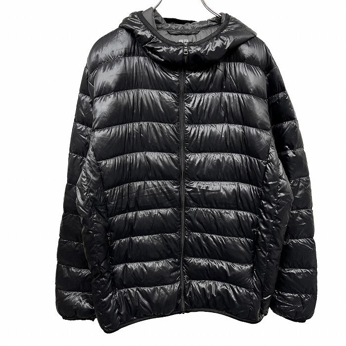 UNIQLO ブラック ウルトラライトダウンジャケット XL ユニクロ UNIQLO ウルトラライトダウンジャケット パーカー