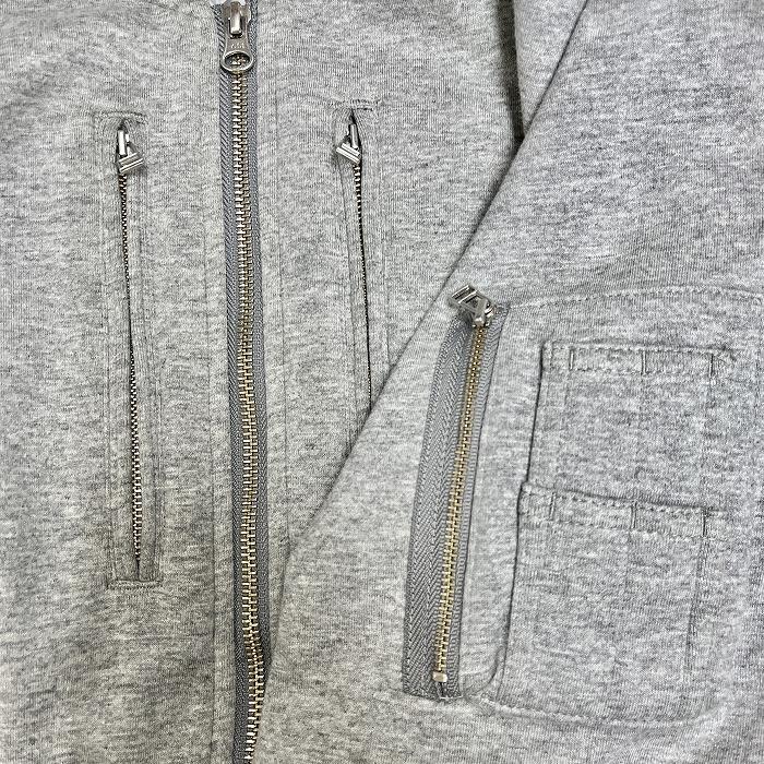 ビームスハート BEAMS HEART カットソーブルゾン ジャケット 無地 総裏地 長袖 フルジップ 綿100% S ヘザーグレー メンズ(レディース？) | BEAMS HEART | 02