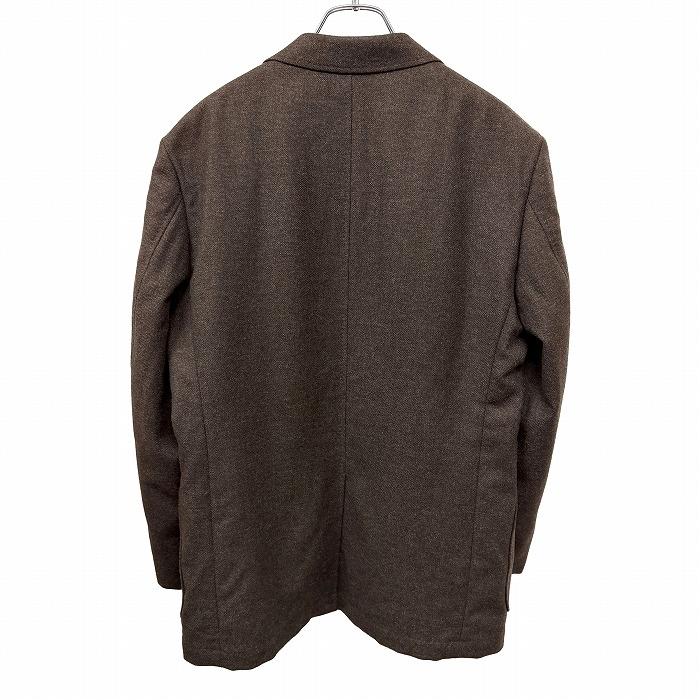 リチャードジェームズ RICHARD JAMES 微起毛 テーラードジャケット 総裏地 無地 3つボタン留め ウール100% ダークブラウン こげ茶 メンズ |  | 01