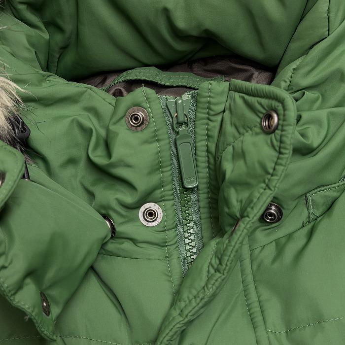 ユニクロ ダウンジャケット パーカー フードとファー脱着可 長袖 無地 ハイネック ナイロン100%(ダウン90%+フェザー10%) M 緑 メンズ | ユニクロ | 06