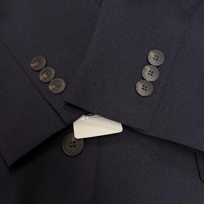 ユニクロ 【新品】 感動ジャケット テーラード 裏地無し 無地 2つボタン留め 長袖 センターベント ポリ100% 3XL XXXL 4L 紺 レディース | ユニクロ | 03