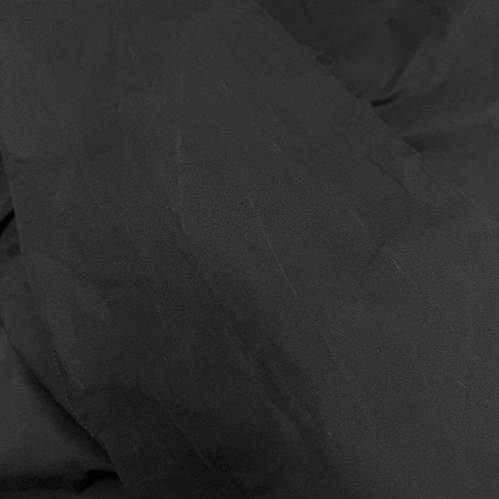 ナプロン NAPRON 少し薄手 プルオーバーパーカー ハイネックフード 裏地無し 無地 長袖 裾とフードに調節紐 綿100% 3.5 ブラック 黒 メンズ | napron | 05