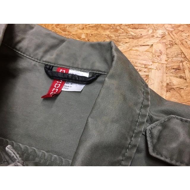 Stone  ジャケット　ミリタリー　グレー　M STONE ISLAND ストーンアイランド 中綿入り ジップアップ