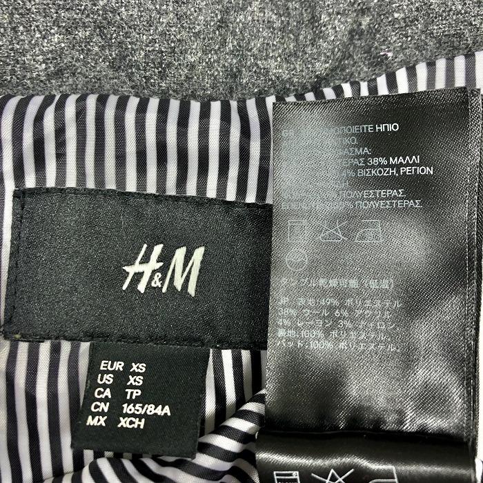 H&M H&M エイチアンドエム XS レディース 中綿ベスト ウール H&M H&M エイチアンドエム XS レディース 中綿ベスト ウール