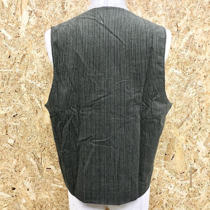 GRIBER - L メンズ ベスト ジレ 裏地付き ボタン留め マルチ