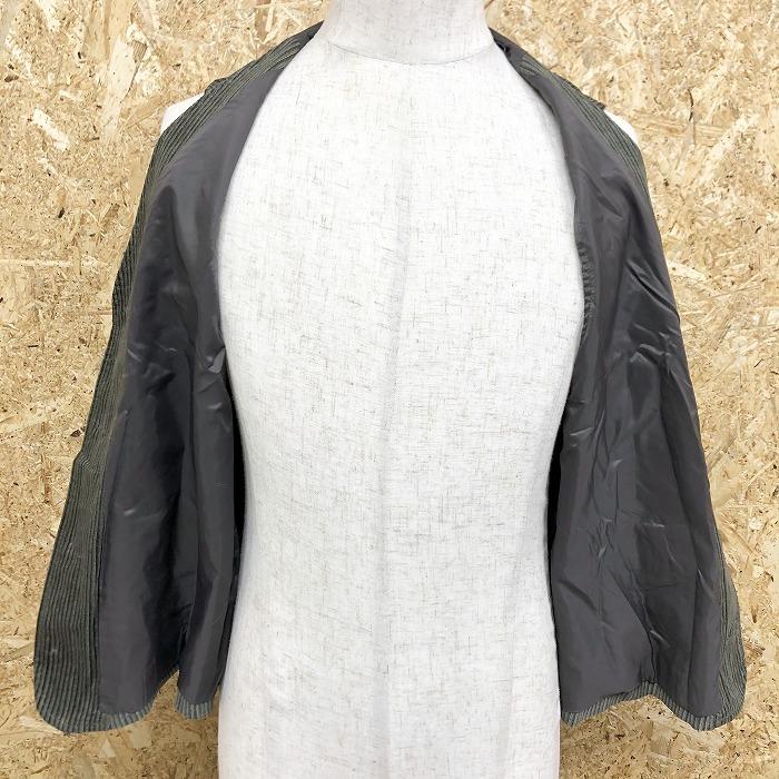 GRIBER - L メンズ ベスト ジレ 裏地付き ボタン留め マルチ