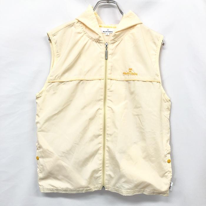marie claire マリクレール ジャケット ベスト セット レディース Marie Claire レディース マリ・クレール ストレッチ ワッフル