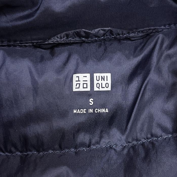 ユニクロ UNIQLO ウルトラライトダウンベスト ハイネック ジップアップ 無地 ナイロン100%(ダウン90%＋フェザー10%) S ネイビー レディース | ユニクロ | 03