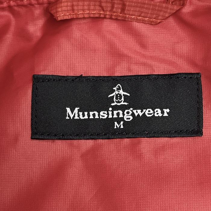 マンシングウェア　ゴルフ　メンズウェア　ジャケット　美品　L レッド Munsingwear（マンシングウェア） 薄手 ゴルフ ノースリーブ