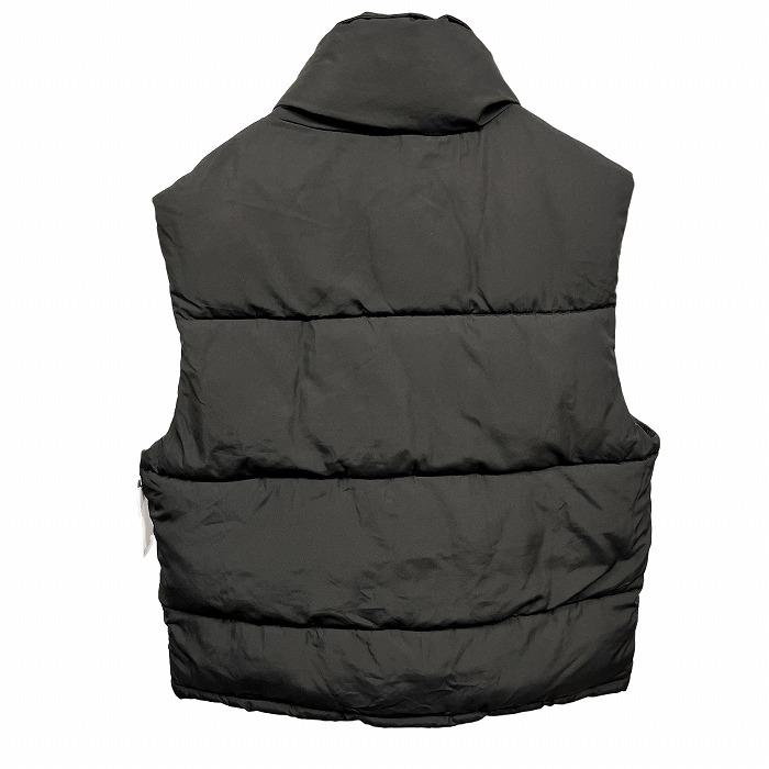 モーメントプラス 【新品】moment＋ 中綿入り パデッドベスト ノースリーブジャケット ハイネック 無地 ポリ100% F ブラック 黒 レディース | moment+ | 01