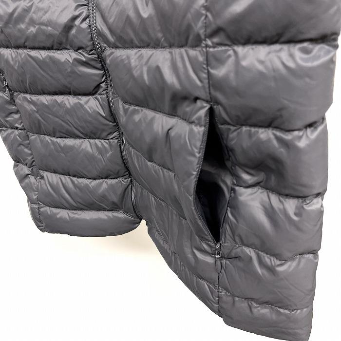 ユニー(株) 軽量 ソフトライトインナーダウン ダウンベスト 丸首 無地 ナイロン100%(ダウン90%＋フェザー10%) M グレー レディース |  | 01