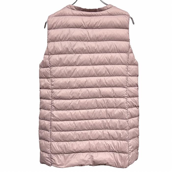ユニー(株) 軽量 ソフトライトインナーダウン ダウンベスト 無地 ナイロン100%(ダウン90%＋フェザー10%) M ベイクドピンク レディース |  | 02