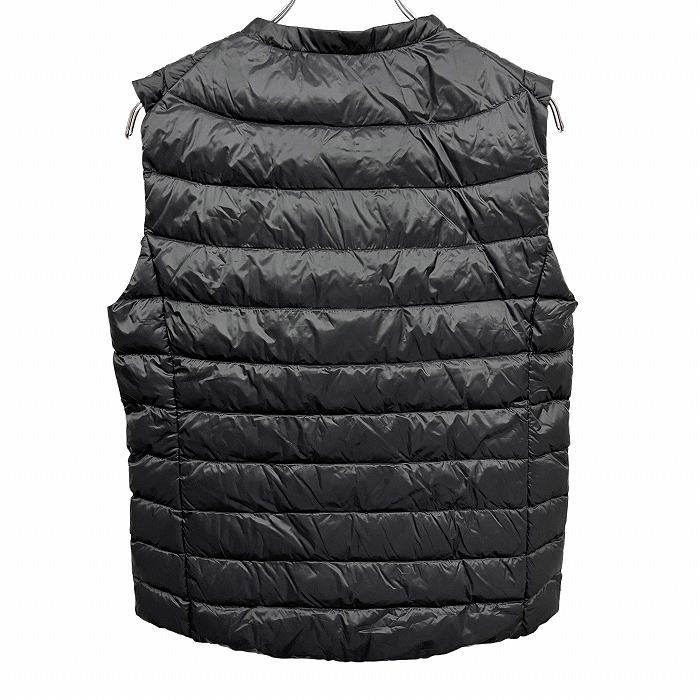 レミオーレ 【新品】Lemiore 軽量 インナーダウンベスト 洗濯機で洗える ナイロン100%(ダウン90%＋フェザー10%) S ブラック 黒 レディース |  | 01