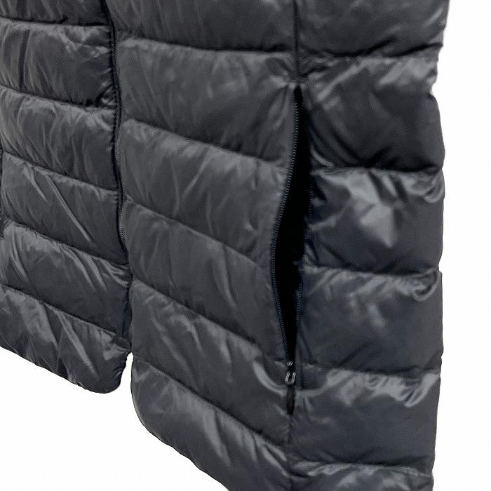 レミオーレ 【新品】Lemiore 軽量 インナーダウンベスト 洗濯機で洗える ナイロン100%(ダウン90%＋フェザー10%) S ブラック 黒 レディース |  | 02