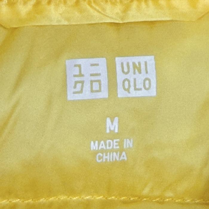 ユニクロ ウルトラライトダウンベスト ダウンジャケット ハイネック 無地 ナイロン100%(ダウン90%+フェザー10%) M 黄色 レディース | ユニクロ | 03