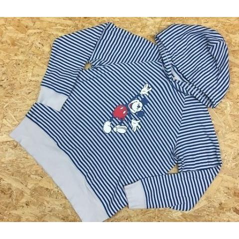 Uniqlo Disney ユニクロ ディズニー Xl レディース メンズ スウェット パーカー 長袖 ラグラン ミッキー ボーダー グレー 青 Cl Undo Rowa ヤフー店 通販 Yahoo ショッピング