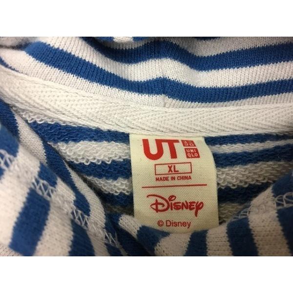Uniqlo Disney ユニクロ ディズニー Xl レディース メンズ スウェット パーカー 長袖 ラグラン ミッキー ボーダー グレー 青 Cl Undo Rowa ヤフー店 通販 Yahoo ショッピング
