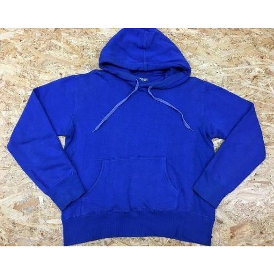 UNITED ARROWS Rhythm of life ユナイテッドアローズ M メンズ スウェットパーカー 無地 カンガルーポケット プルオーバー 長袖 ブルー 青 | UNITED ARROWS