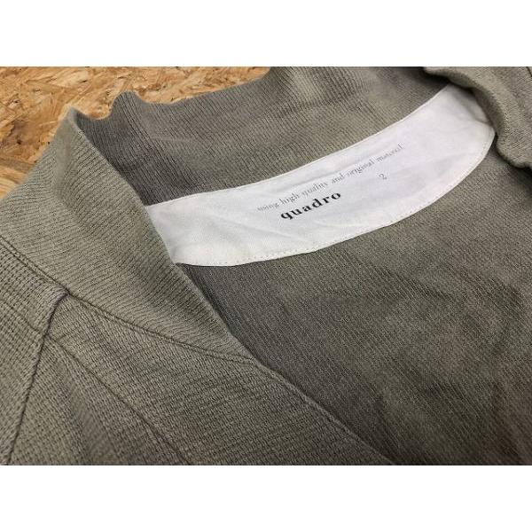 quadro クオドロ サイズ2 メンズ カットソー カーディガン ラグラン
