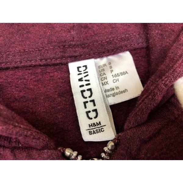 H&M エイチアンドエム H&M DIVIDED ジップパーカー 無地 長袖