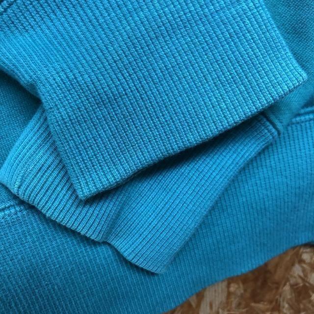 ナイキ NIKE スウェットパーカー 裏毛 ジップ 刺繍 両面プリント ノルディック×スニーカー×ハート 長袖 綿100% S 青緑 レディース | NIKE | 06