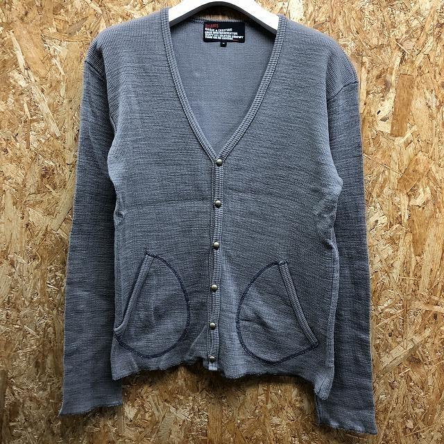 日本製 Beams ビームス Mサイズ メンズ カットソーカーディガン メタルボタン 無地 長袖 綿100 ヘザーグレー Cl Undo Rowa ヤフー店 通販 Yahoo ショッピング