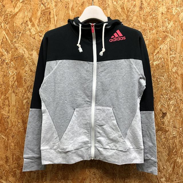 訳アリ Adidas アディダス S レディース パーカー ストレッチ フルジップ ロゴプリント 長袖 カットソー ヘザーグレー系 ブラック系 Cl Undo Rowa ヤフー店 通販 Yahoo ショッピング