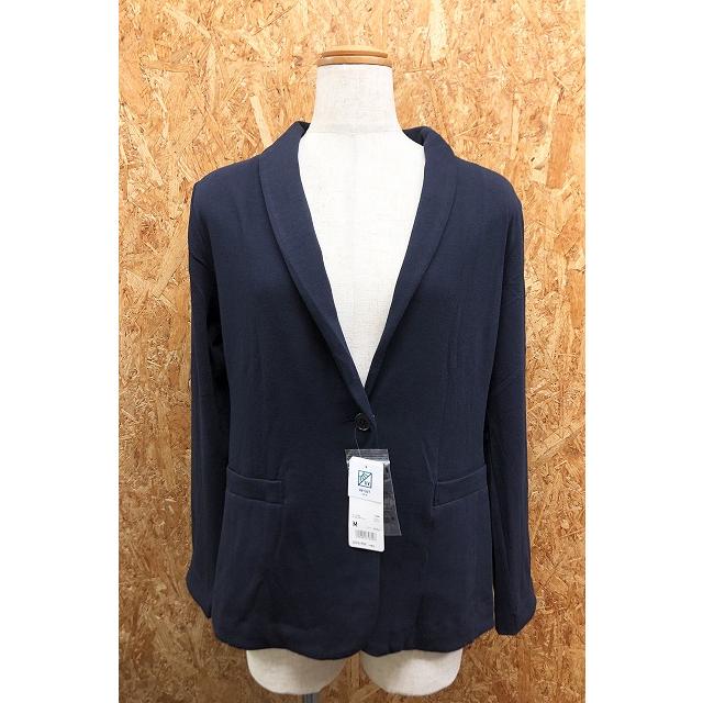 Uniqlo ユニクロ M レディース カットソージャケット テーラード Uv Cut Upf40 無地 長袖 綿 レーヨン ポリウレタン ネイビー 紺 Cl Undo Rowa ヤフー店 通販 Yahoo ショッピング