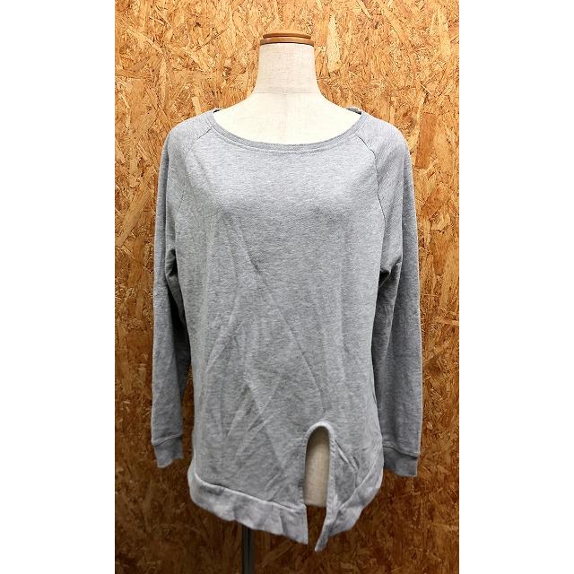 Gap ギャップ Xxs レディース 若干薄手の生地感 スウェットシャツ 裏毛 Vスリット ラグラン 無地 長袖 綿 ポリエステル ヘザーグレー Cl Undo Rowa ヤフー店 通販 Yahoo ショッピング