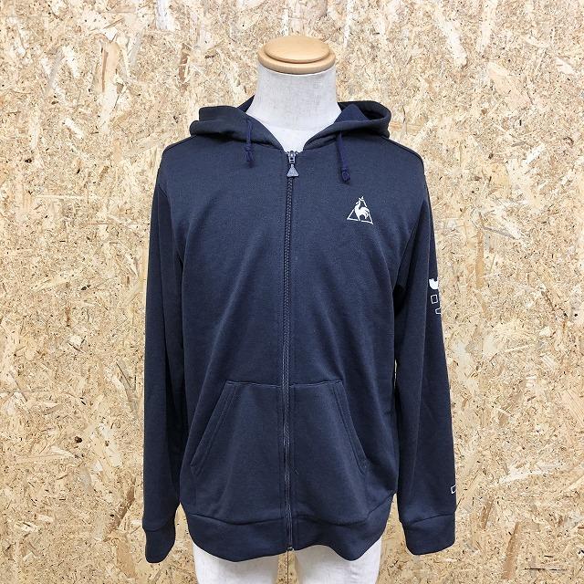 ルコックスポルティフ le coq sportif パーカー ネイビー M