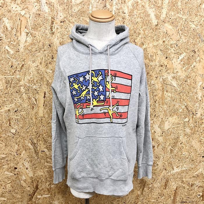 コラボ Uniqlo Keith Haring ユニクロ キースヘリング L メンズ スウェットパーカー プルオーバー 裏毛 長袖 綿100 ヘザーグレー Cl Undo Rowa ヤフー店 通販 Yahoo ショッピング