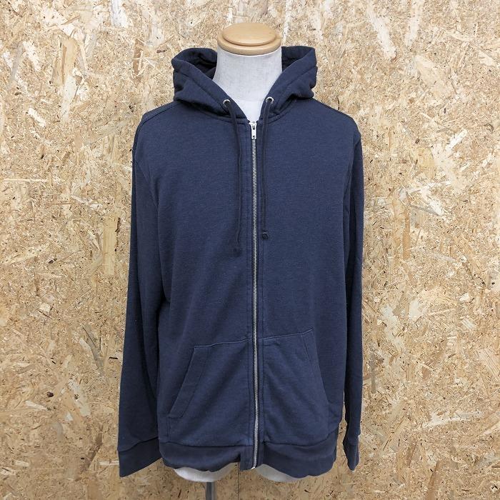 H M エイチアンドエム L メンズ スウェットジップパーカー 裏毛 カットソー 無地 長袖 綿 ポリエステル ヘザーネイビー 杢紺 Cl Undo Rowa ヤフー店 通販 Yahoo ショッピング