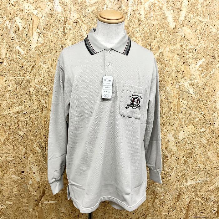 Lynx リンクス L メンズ ポロシャツ 鹿の子 裏起毛 カットソー 胸ポケット付き ロゴ刺繍 長袖 ポリエステル 綿 グレー系 ワインレッド Cl Undo Rowa ヤフー店 通販 Yahoo ショッピング
