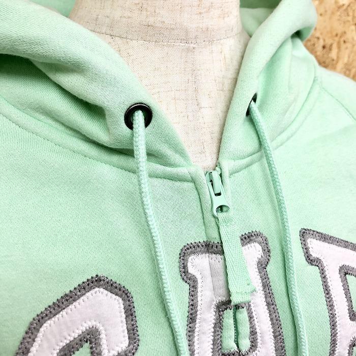 Gap ギャップ L レディース スウェットジップパーカー 裏起毛 カットソー ロゴ ラグラン 長袖 綿 ポリエステル ライトグリーン 薄緑 Cl037 Undo Rowa ヤフー店 通販 Yahoo ショッピング
