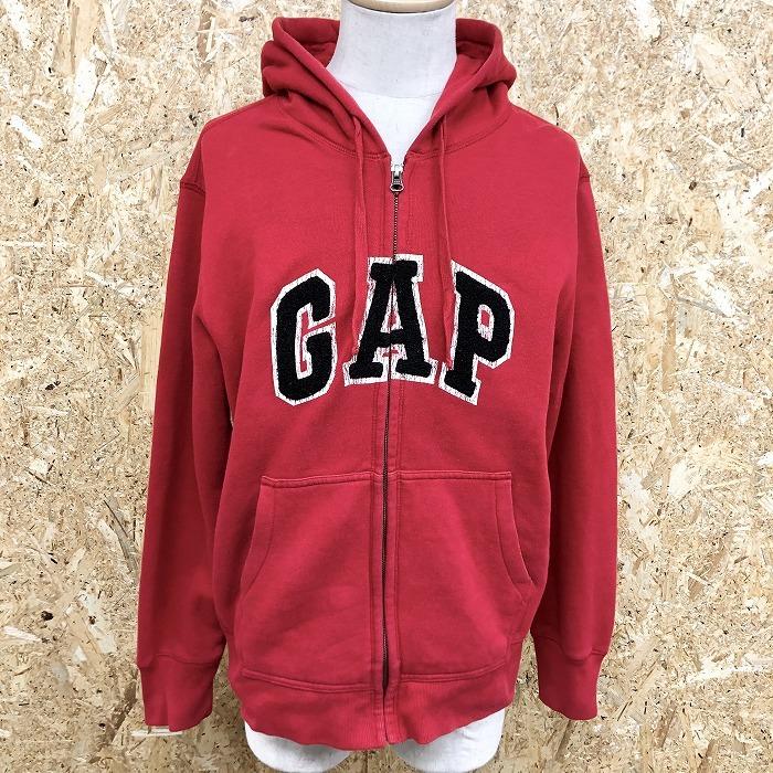 Gap ギャップ L メンズ スウェットジップパーカー フーディー フッディー カットソー 裏起毛 ロゴ 長袖 服 綿 ポリエステル レッド 赤 Cl Undo Rowa ヤフー店 通販 Yahoo ショッピング