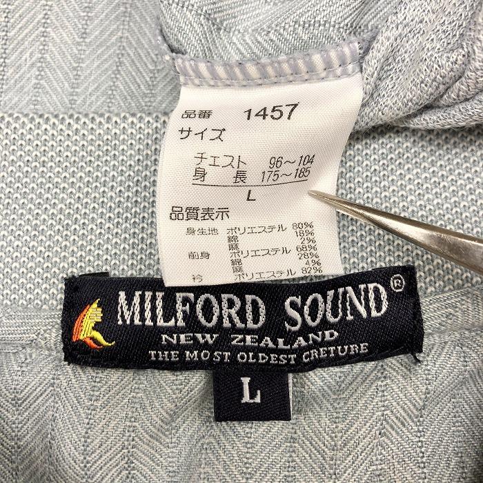 ミルフォードサウンド MILFORD SOUND 襟付きカットソー チェック