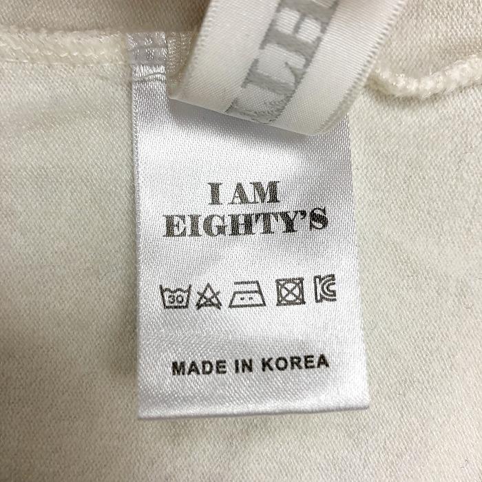 I AM EIGHTY'S ルーズネック ストレッチ カットソー トップス 無地 微起毛 長袖 ロングスリーブ オフホワイト 白系 レディース 女性 |  | 02