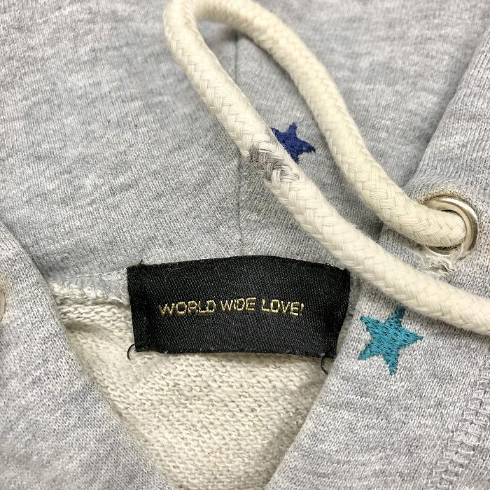World Wide Love ワールドワイドラブ ドルマン半袖パーカー