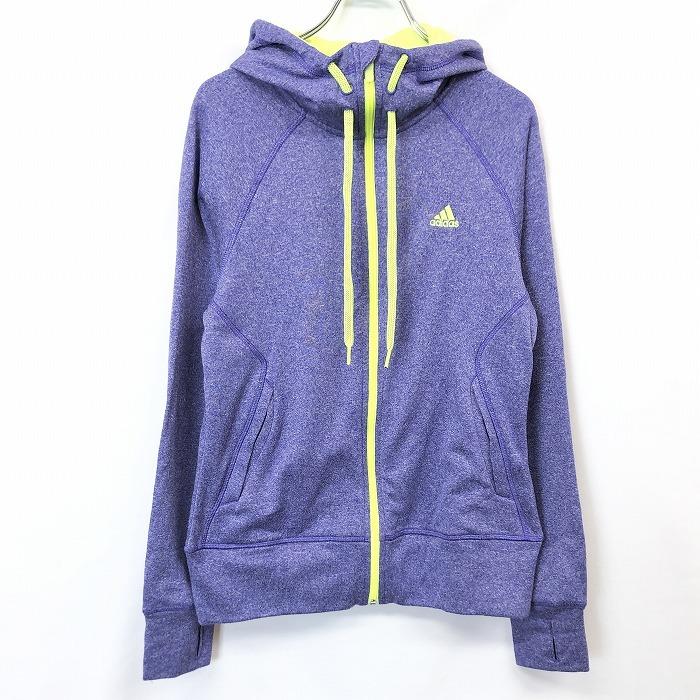 Adidas アディダス Xl Ll Ot レディース 女性 若干薄手 スウェット ジップアップ パーカー カットソー 裏起毛 長袖 ポリ100 杢パープル 紫 Cl Undo Rowa ヤフー店 通販 Yahoo ショッピング