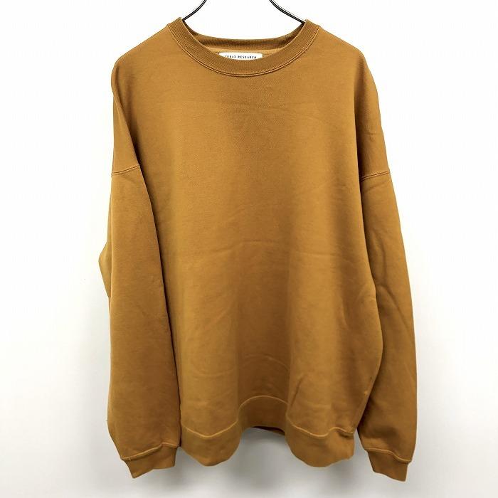Urban Research Simplicity Sophisticate M メンズ スウェット トレーナー 裏毛 長袖 綿100 ダーク マスタードイエロー ブラウン系 Cl Undo Rowa ヤフー店 通販 Yahoo ショッピング