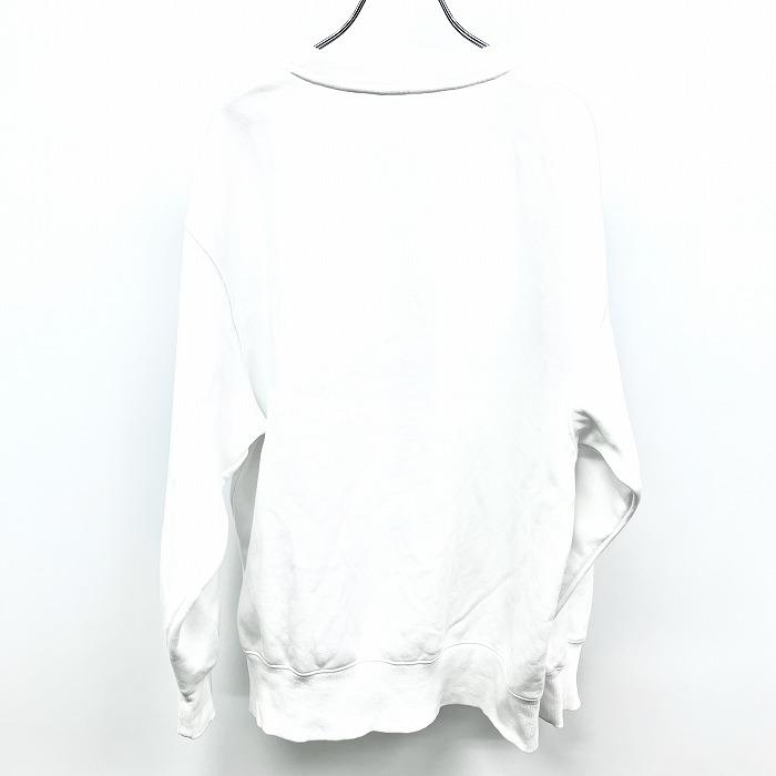 ジーユー×鬼滅の刃 GU ×Demon Slayer スウェット トレーナー 裏起毛 キャラクターシルエットプリント アニメ 漫画 丸首 長袖 L 白 メンズ | ジーユー | 01