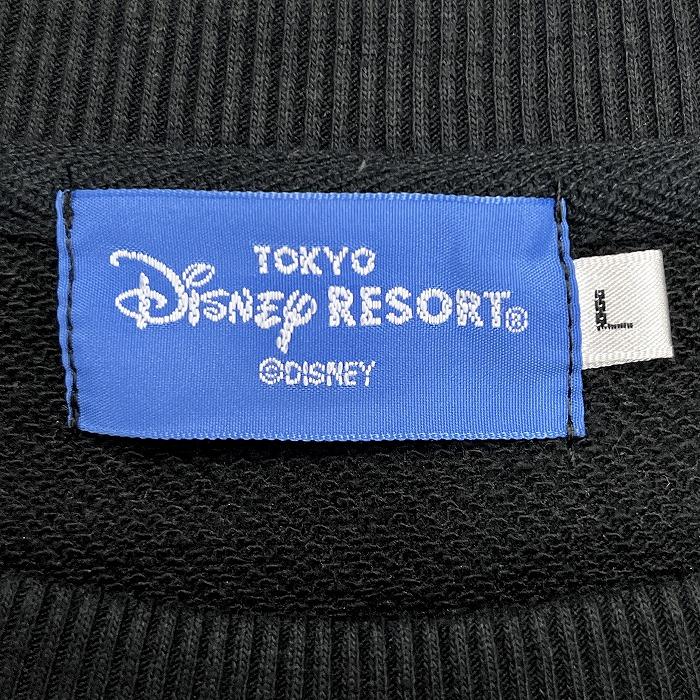 東京ディズニーリゾート トレーナー スウェット 長袖 ミッキー アクセサリー ポリ×綿 L ブラック 黒×白×杢グレー×ゴールド メンズ | Disney | 03