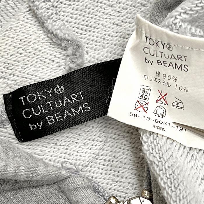BEAMS TOKYO CULTUART by スウェットジップパーカー 裏毛 スカル