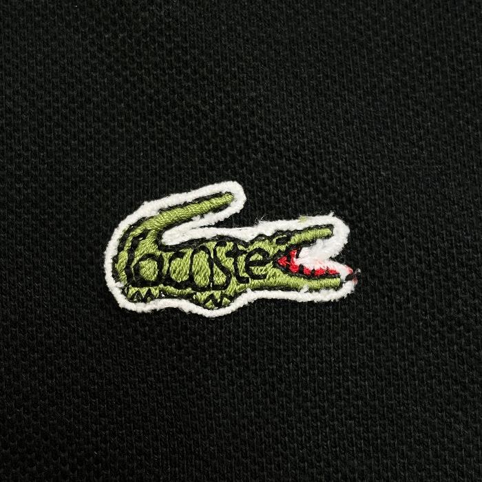 新品タグ付き　シュミーズラコステ　XL 半袖ポロシャツ　黒　ワニ　フランス製 新品タグ付き シュミーズラコステ XL 半袖ポロシャツ 黒 ワニ