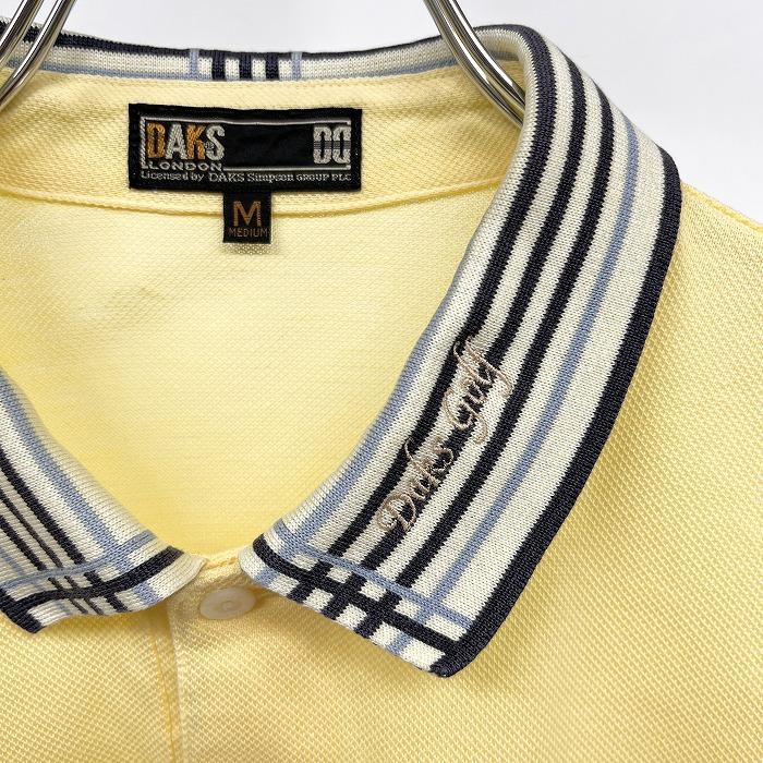 DAKS ダックス ロンドン ゴルフ LONDON GOLF ポロシャツ 襟にボーダー