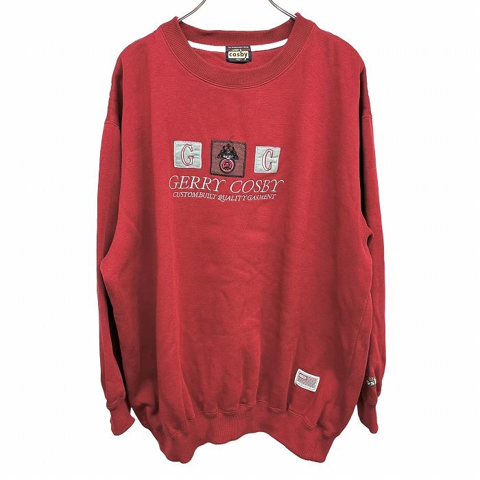 コスビー cosby スウェットシャツ トレーナー 裏起毛 裾に星条旗ロゴ 